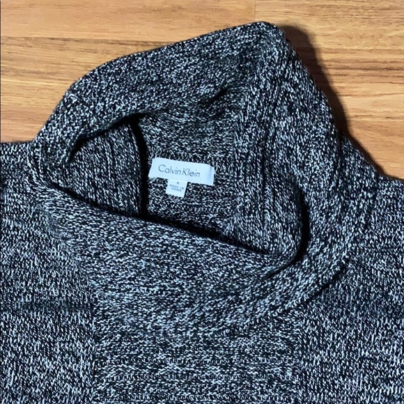 Calvin Klein cowl neck black and white sweater, S - Picture 2 of 7